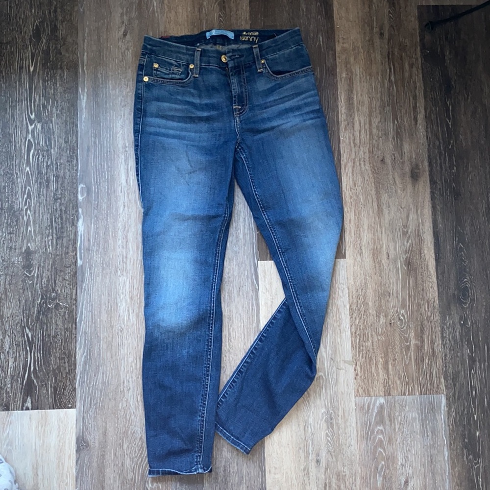 7 for all mankind ankle skinny jeans